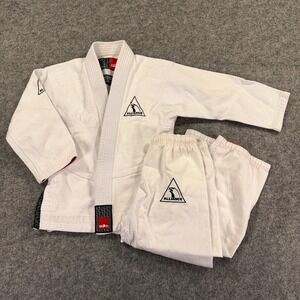 Storm Alliance Youth Y3 Boys BJJ Gi Jiu Jitsu Kimono White Jacket Pants
